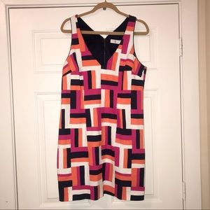 Trina Turk Geometric Sleeveless Dress